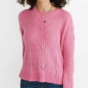 MADEWELL Barbie Pink Pullover Sweater.  Size xxs